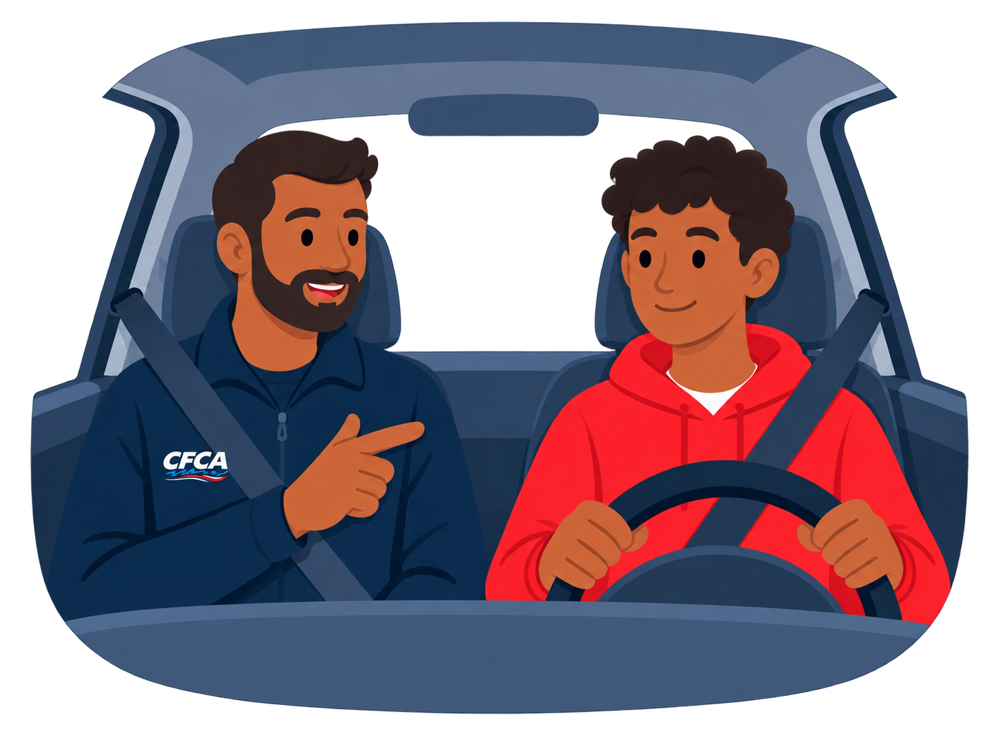 Illustration apprentissage anticipé de la conduite